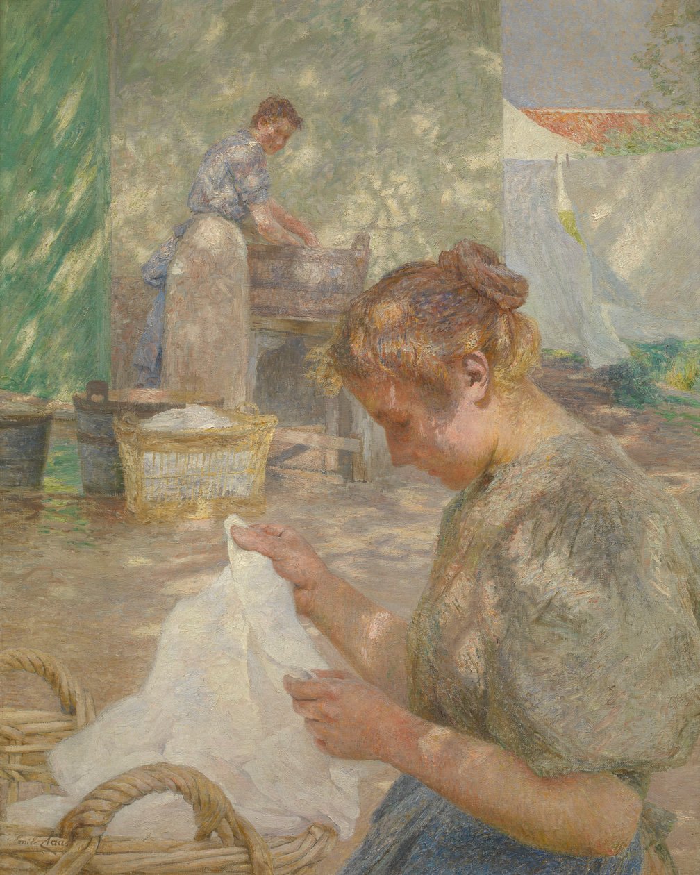 Slunečný den od Emile Claus