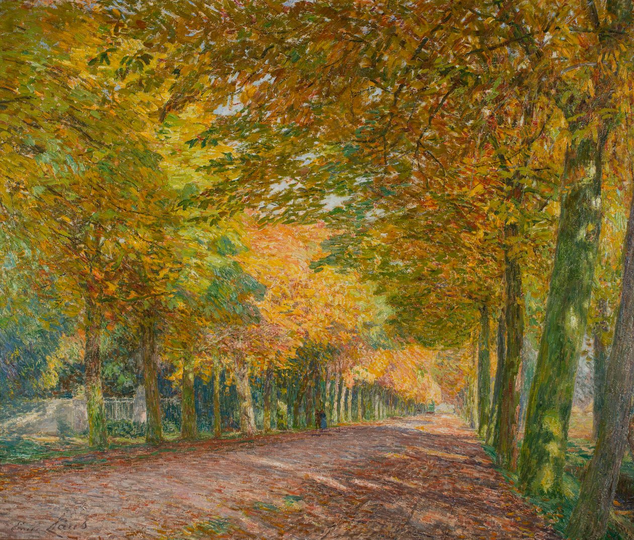 Slunečná alej od Emile Claus