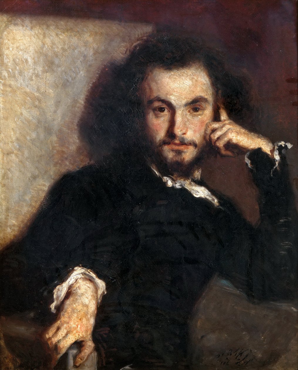Charles Baudelaire 1821-1867 od Emile Isidore Deroy