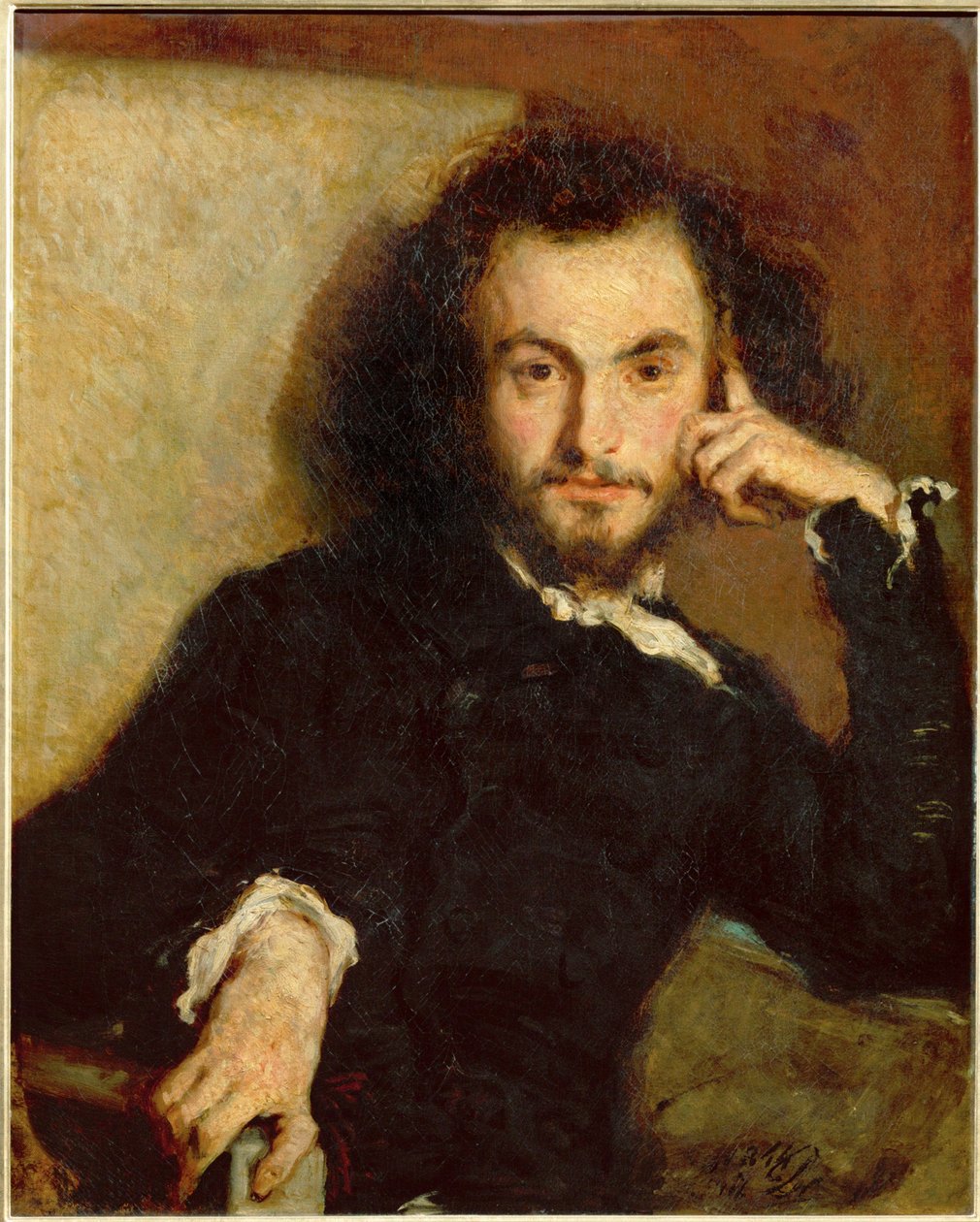 Charles Baudelaire, básník (malba na plátně) od Emile Deroy