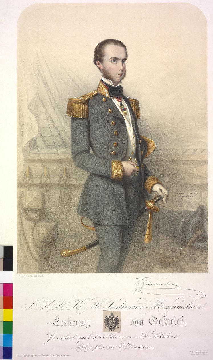 Ferdinand Maxmilián arcivévoda rakouský od Emile Desmaisons
