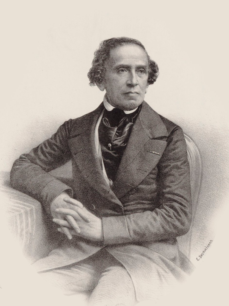 Portrét skladatele Giacoma Meyerbeera 1791-1864, 1857. od Emile Desmaisons