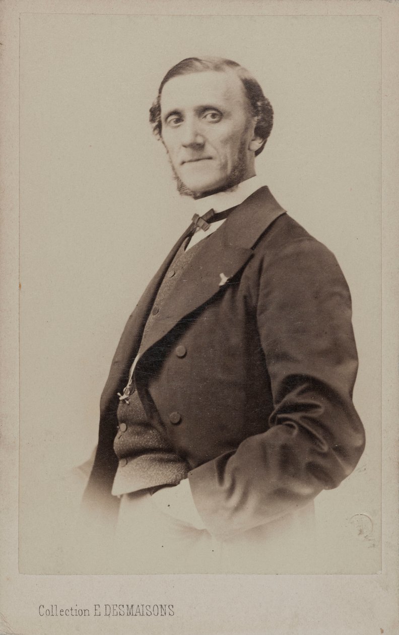 Portrét pianisty a skladatele Jean-Henri Ravina 1818-1906. od Emile Desmaisons