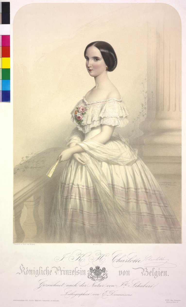 Belgická královská princezna I K. H. Charlotte od Emile Desmaisons