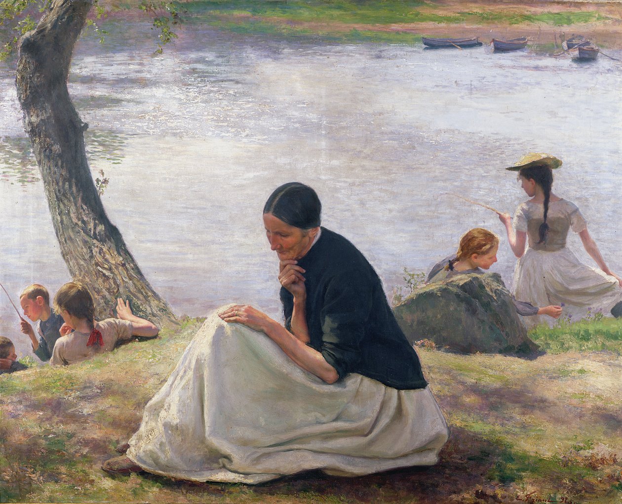 Suvenýr, 1891 od Emile Friant