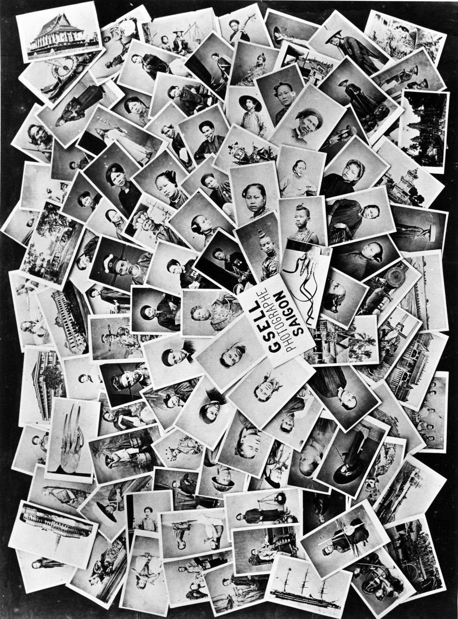 Reklama na fotografické studio Gsell, Saigon, c.1860 od Emile Gsell