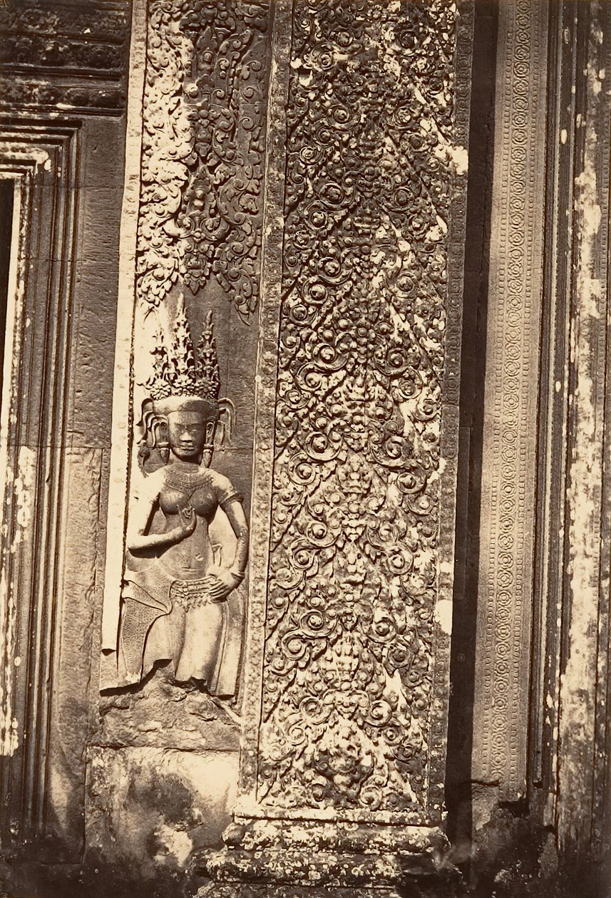 Dekorativní detail Velké pagody, 1866. od Emile Gsell