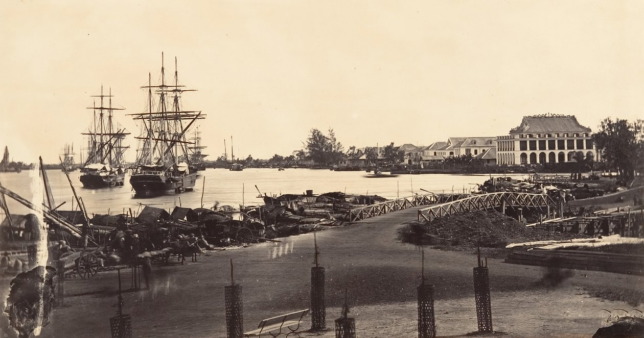 Pohled na zřízení imperiálních poselstev, 1866. od Emile Gsell