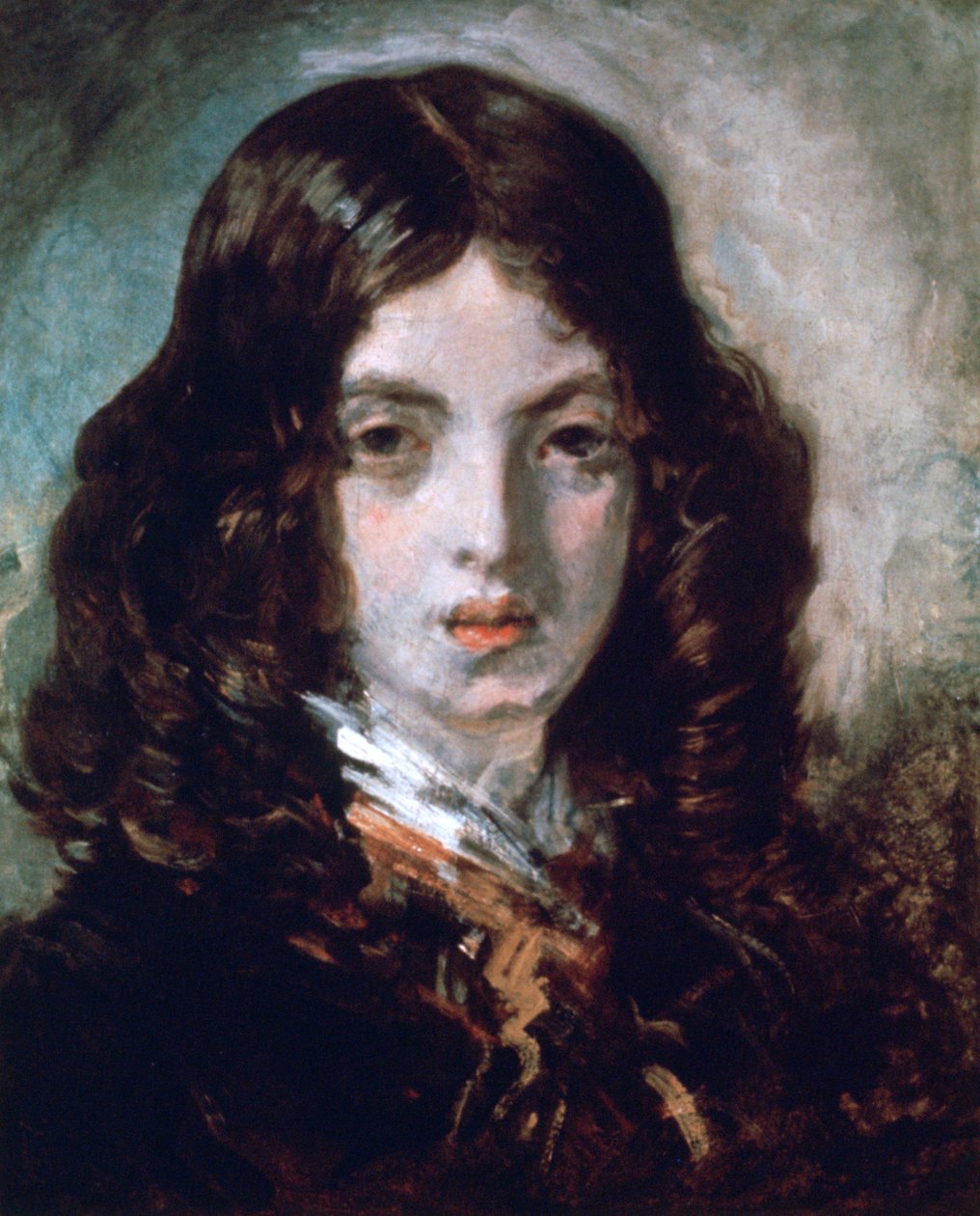 Malý červenohlavý žebrák, 1843 od Emile Isidore Deroy