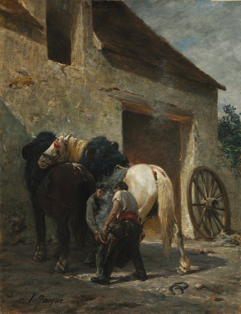 Kováři od Émile Jacque
