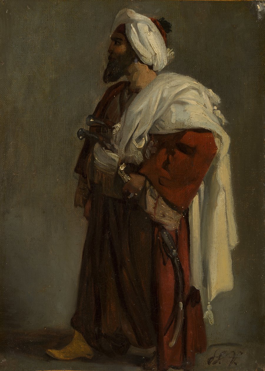 Arab Warrior, ca. 1817-22. od Emile Jean Horace Vernet
