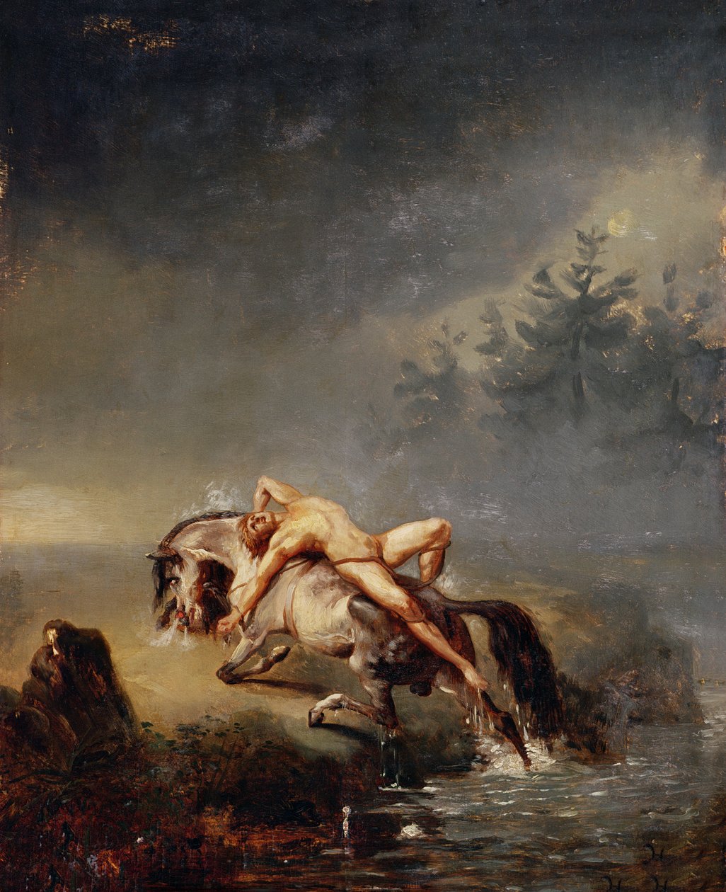 Mazeppa od Emile Jean Horace Vernet