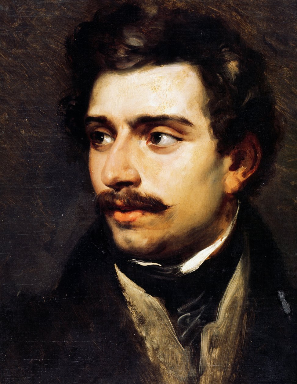 Portrét Federica Ricciho (Neapol od Emile Jean Horace Vernet