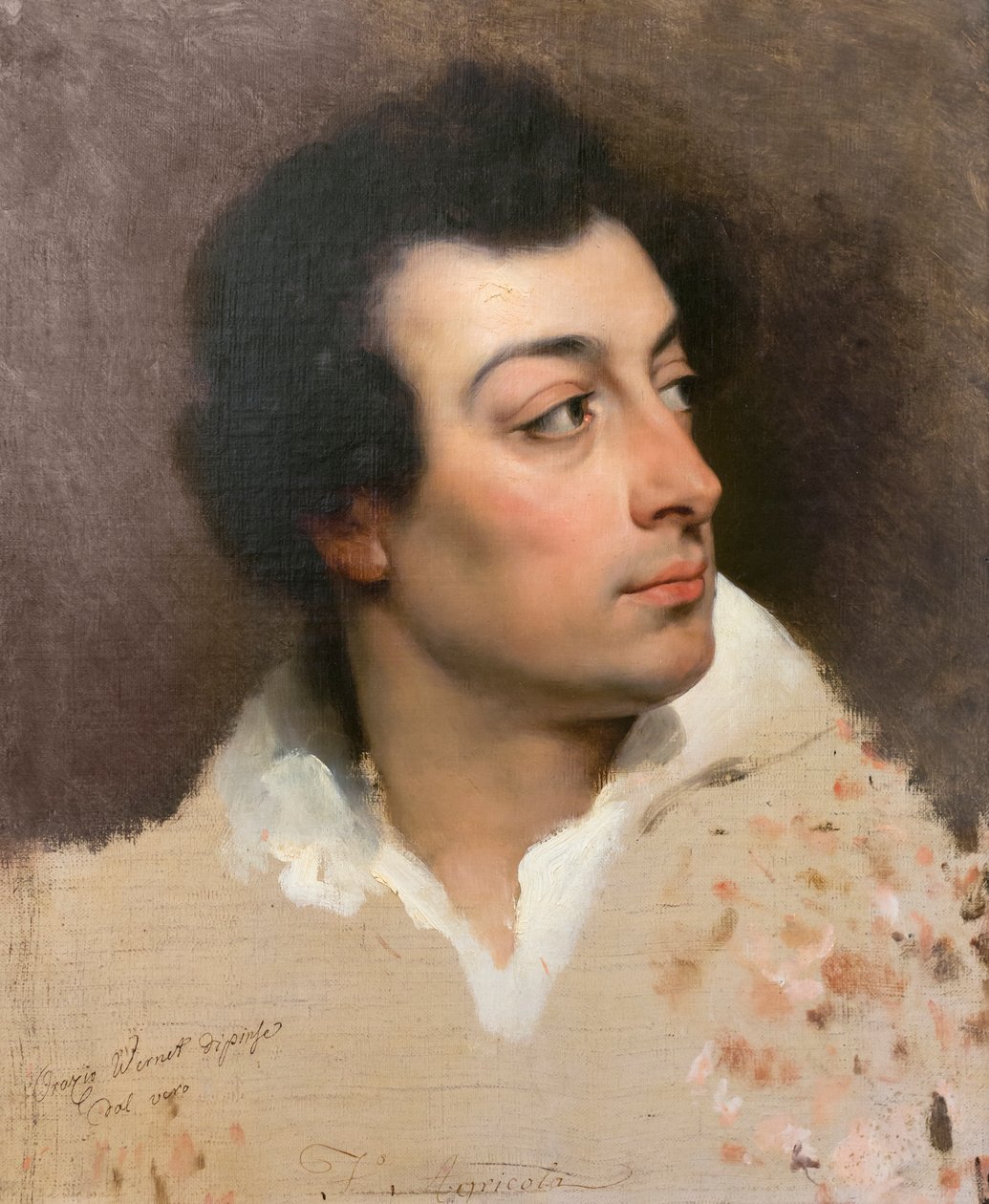 Portrét Filippo Agricola, c. 1820 (olej na plátně) od Emile Jean Horace Vernet
