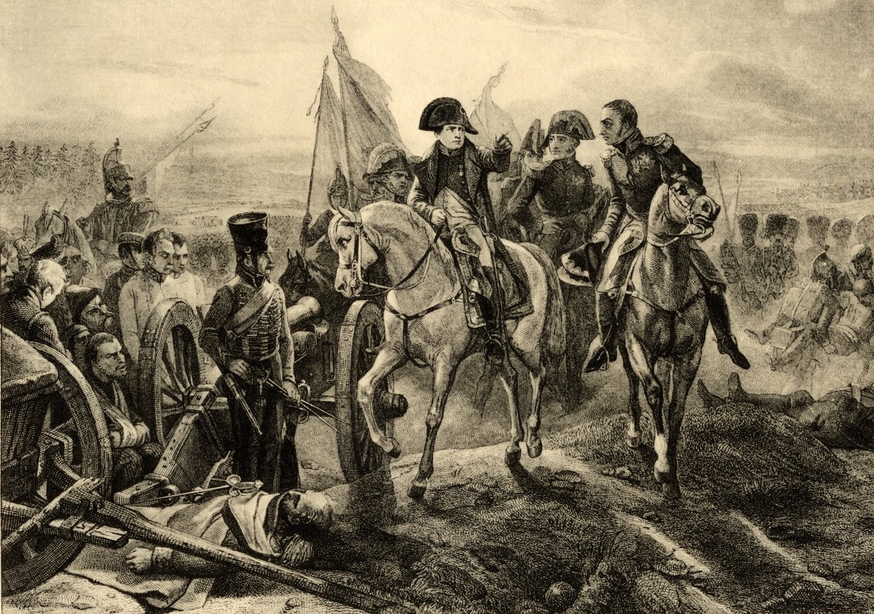 Bitva u Friedlandu, 14. června 1807 (litho) od Emile Jean Horace Vernet