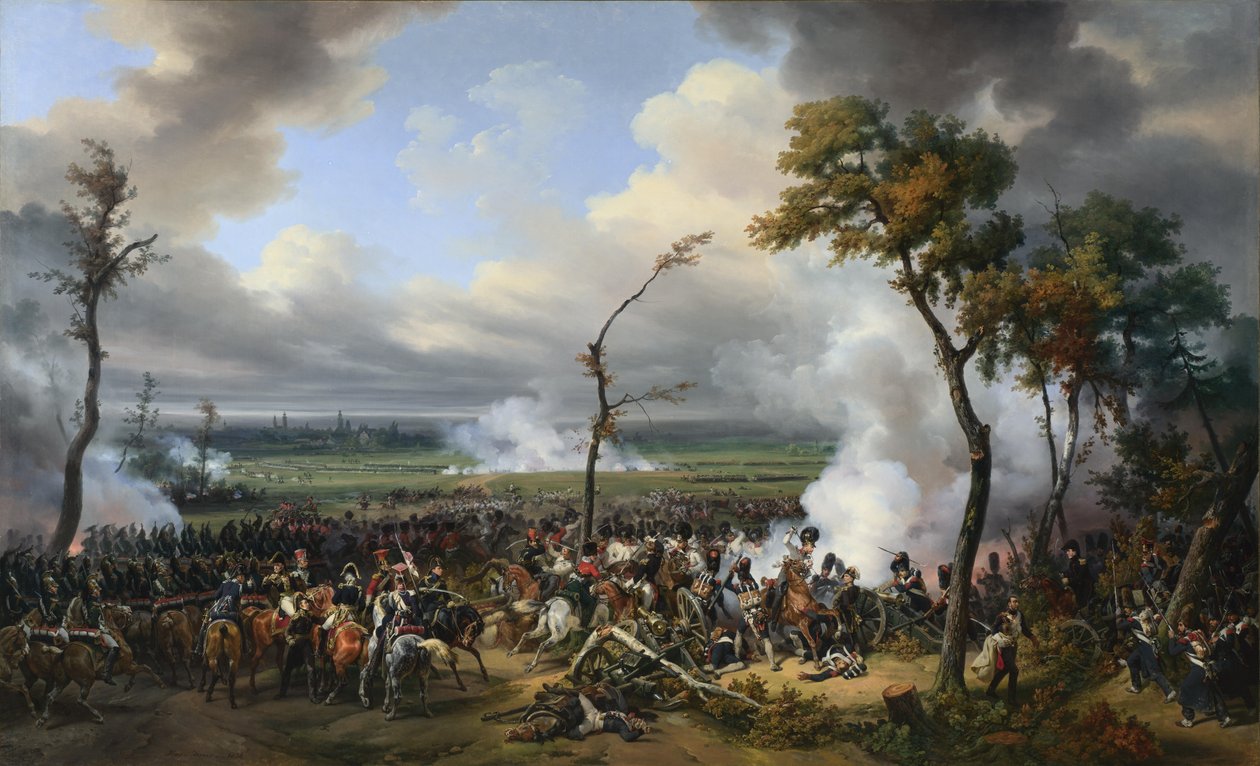 Bitva u Hanau, 1813, 1824 od Emile Jean Horace Vernet