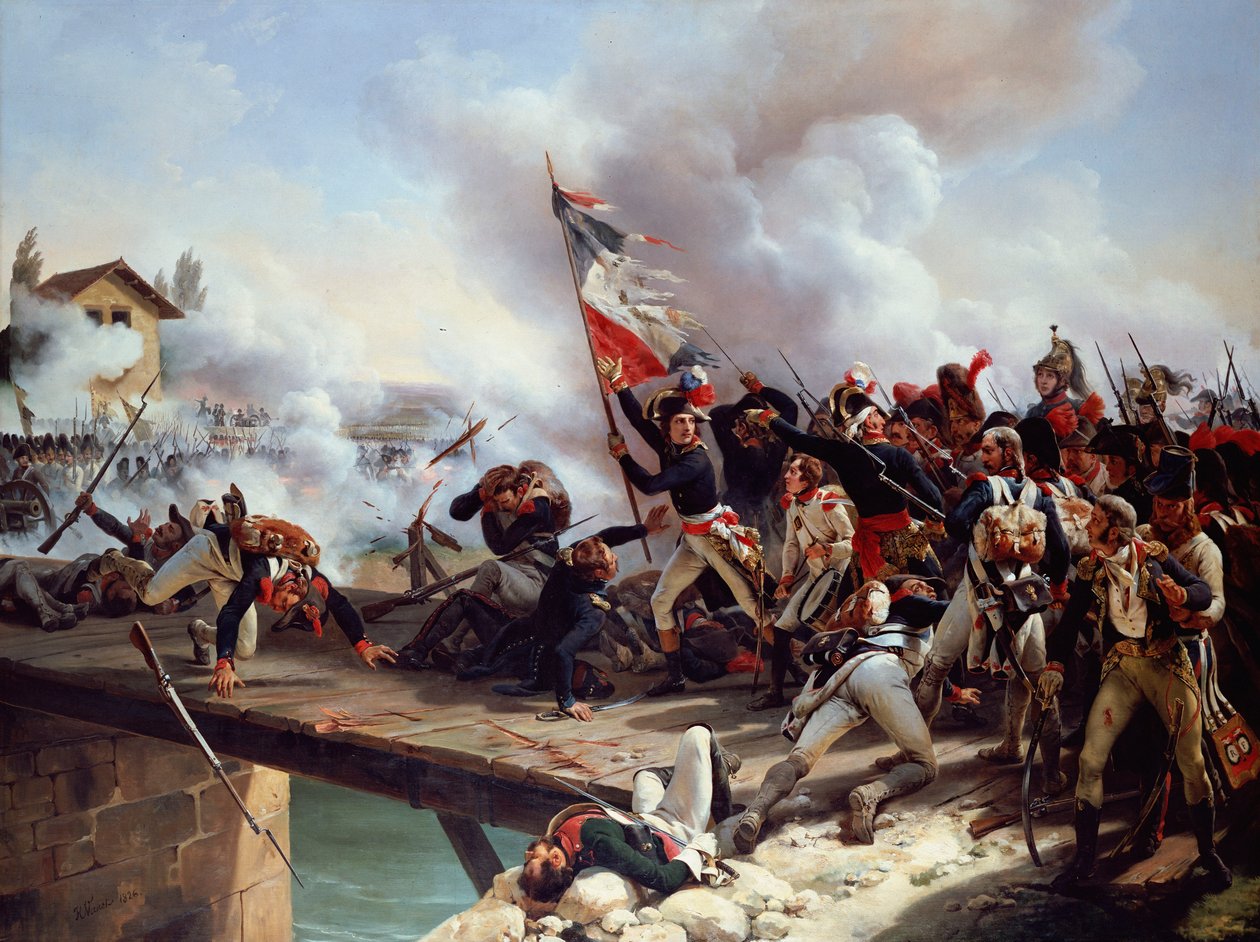Bitva u Pont d"Arcole, 1826 od Emile Jean Horace Vernet