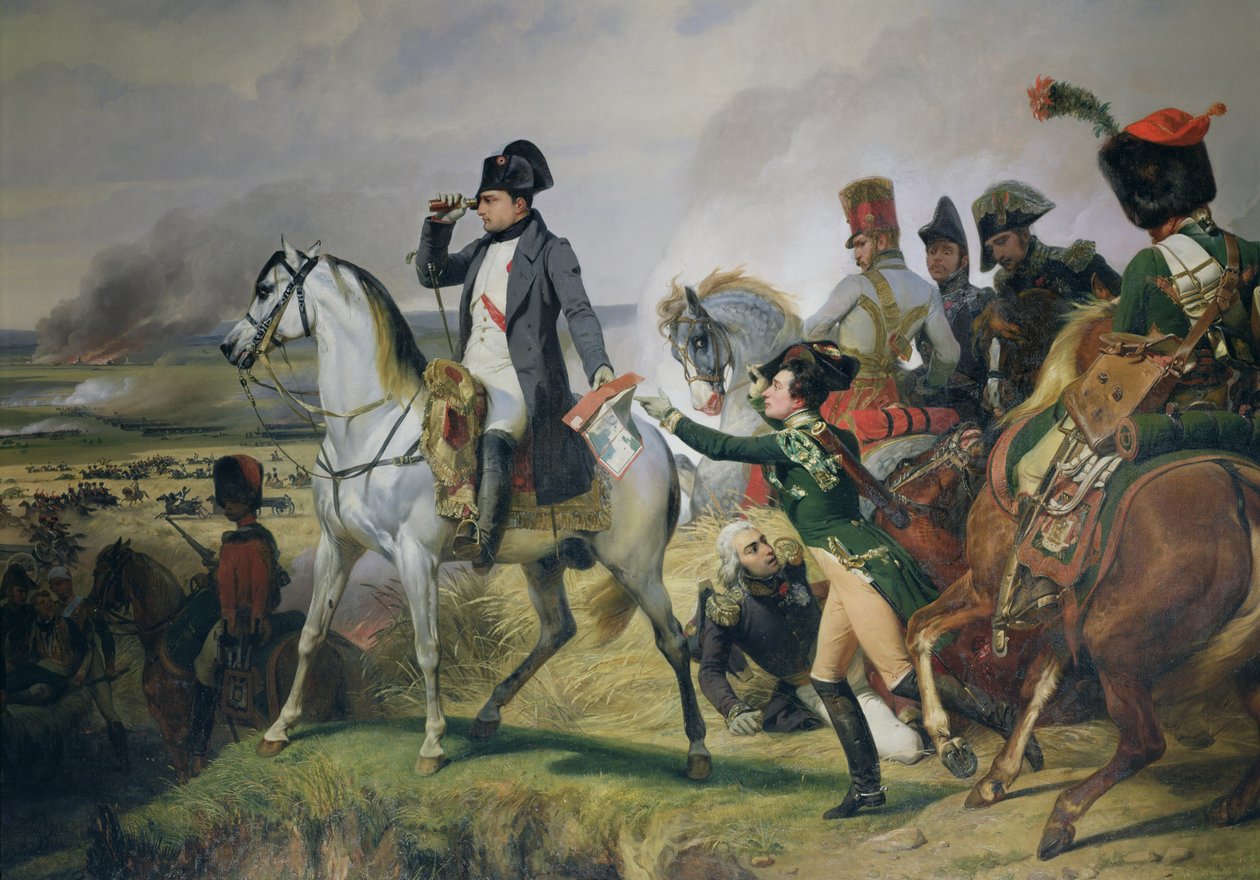 Bitva u Wagramu, 6. července 1809, 1836 od Emile Jean Horace Vernet