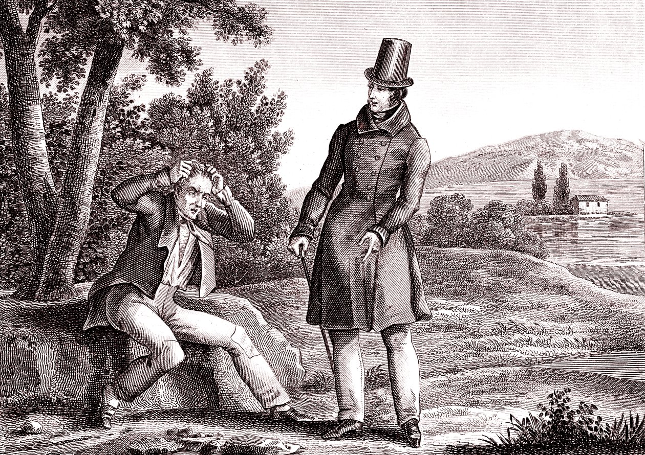 Kurja menettää aarteensa, La Fontainen Fable od Emile Joseph Alexandre Gouget