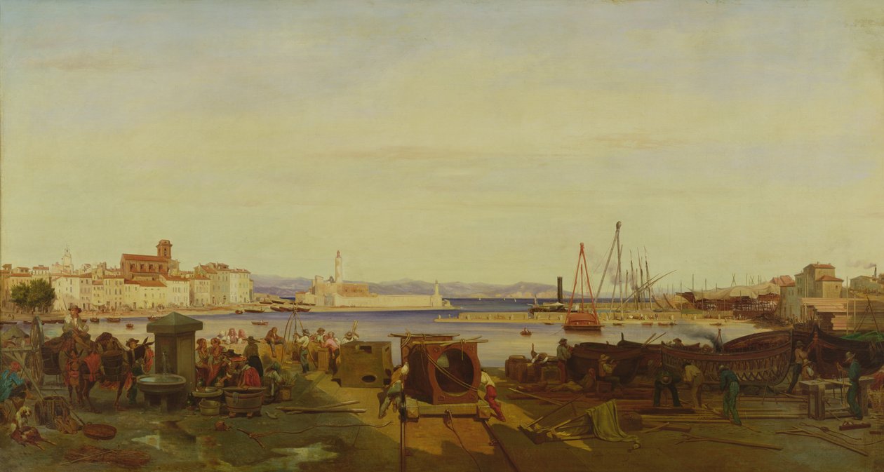 Přístav La Ciotat od Emile Loubon