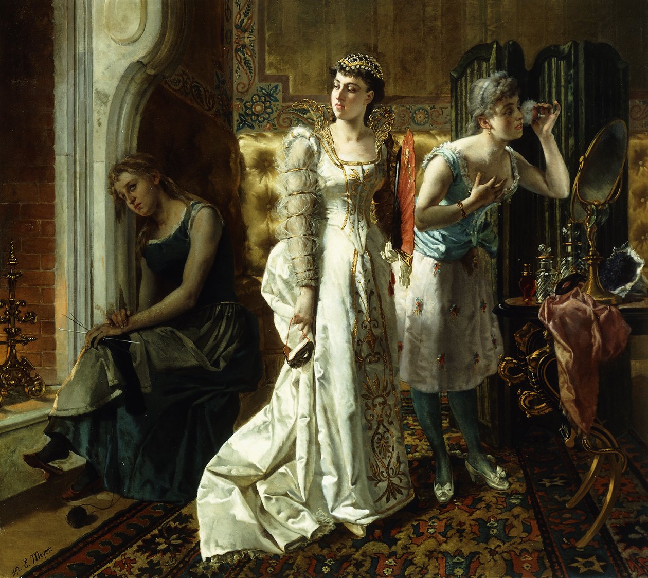 Popelka a její zlé sestry, 1892 od Emile Meyer