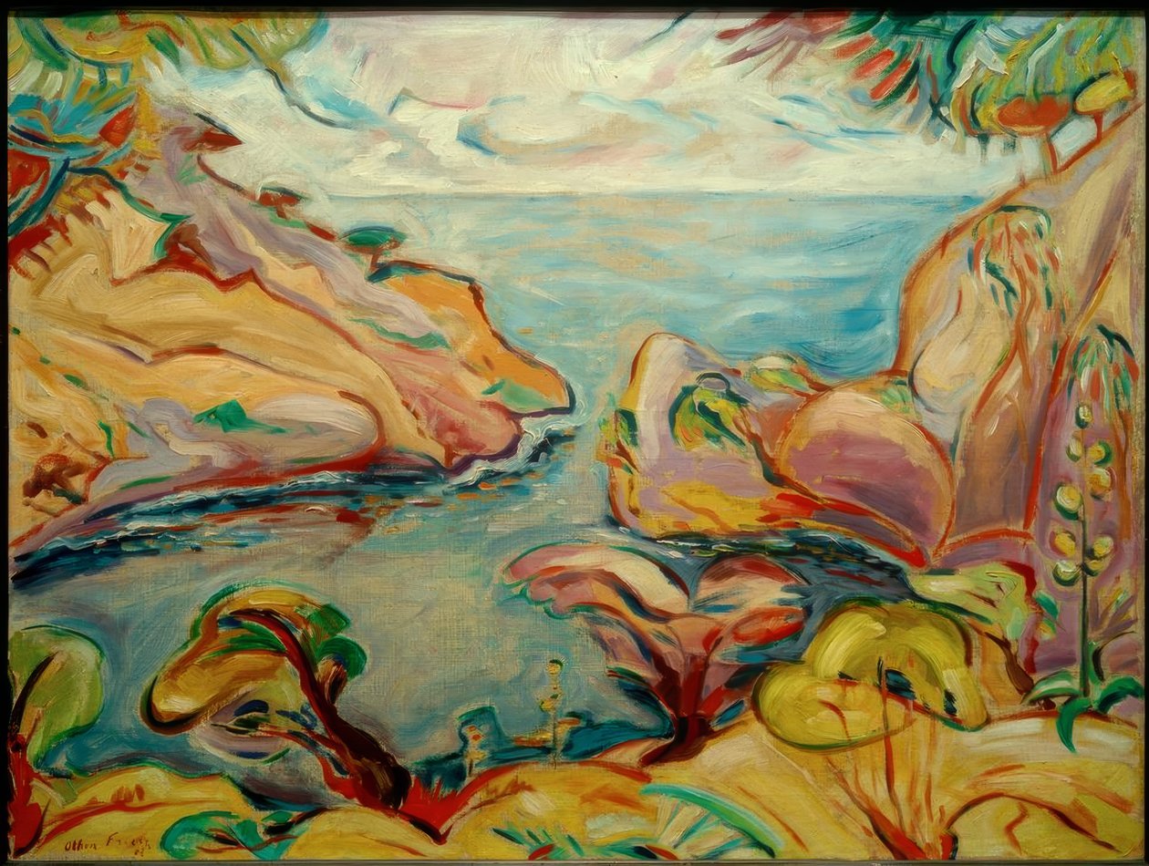 Calanque du Mugel v La Ciotat od Emile Othon Friesz