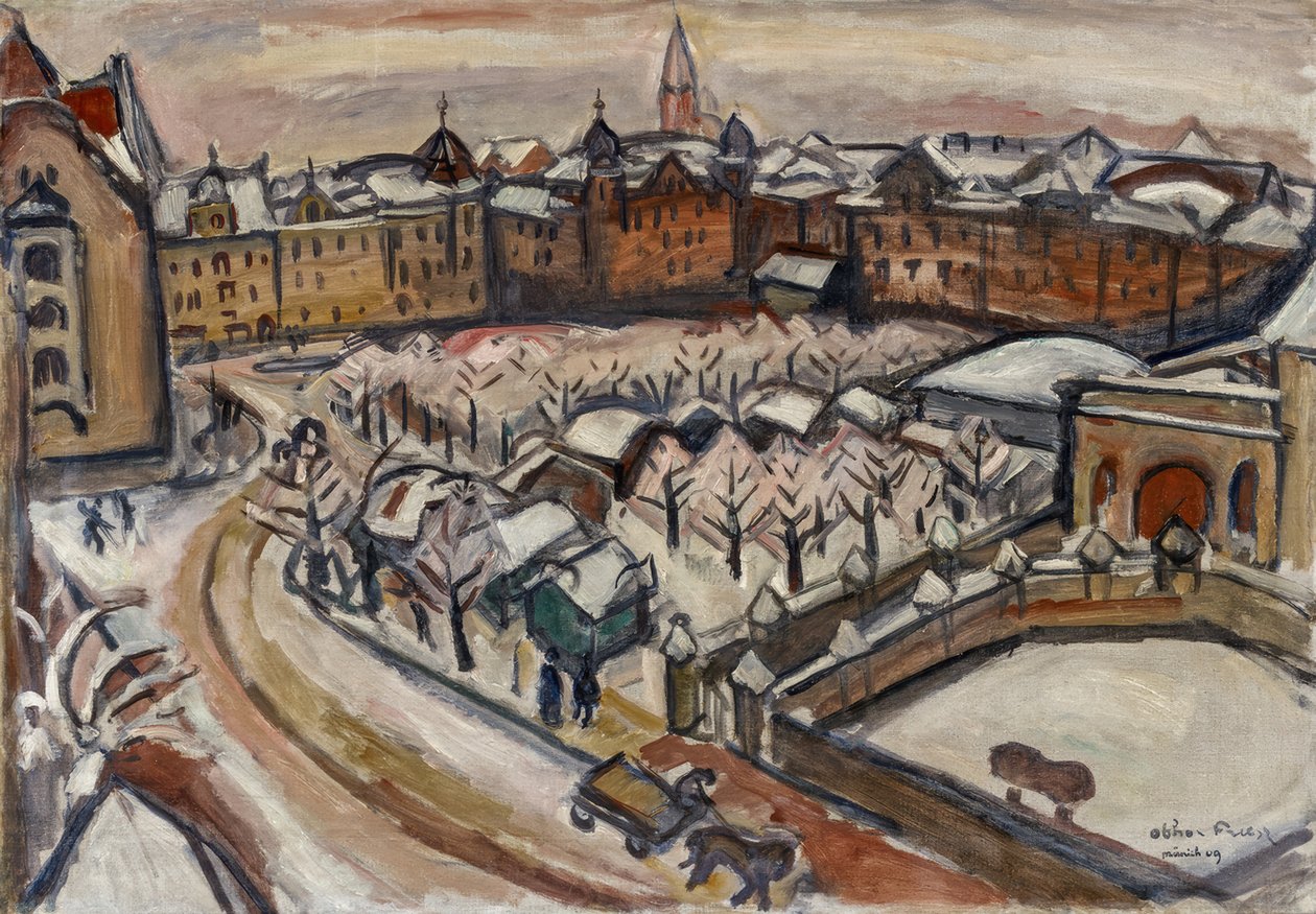 Sníh v Mnichově od Emile Othon Friesz