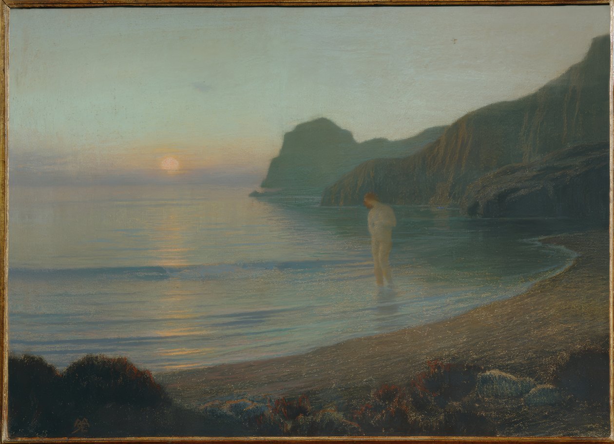 Ermones Bay od Marie Auguste Emile Rene Menard