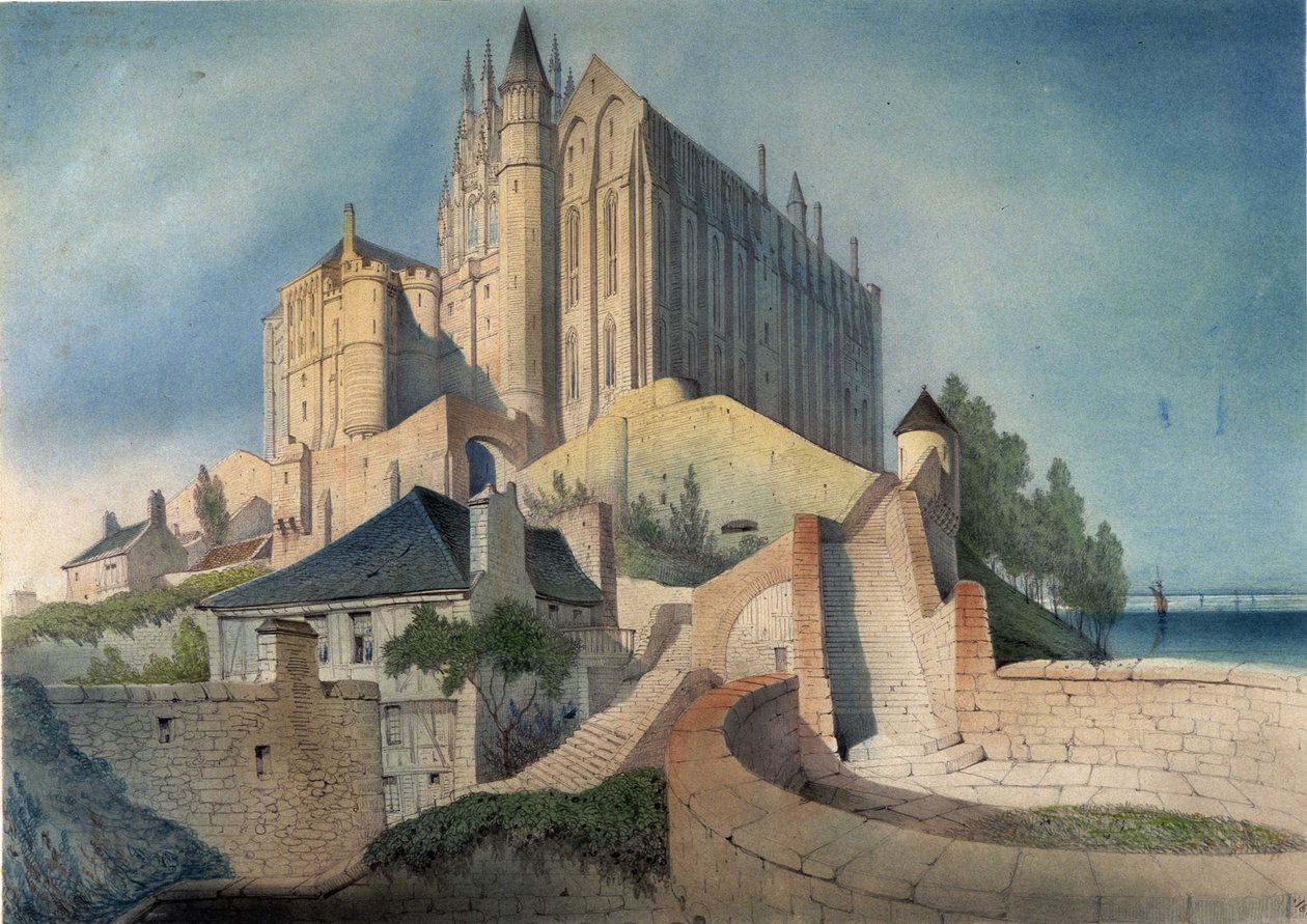Opatství Mont Saint Michel - od Emila Sagota, Musée d