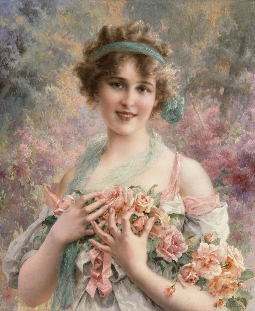 Světlá růže od Emile Vernon