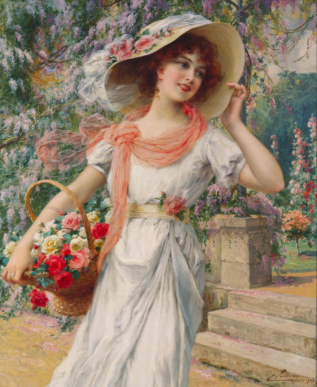 Květinářka od Emile Vernon