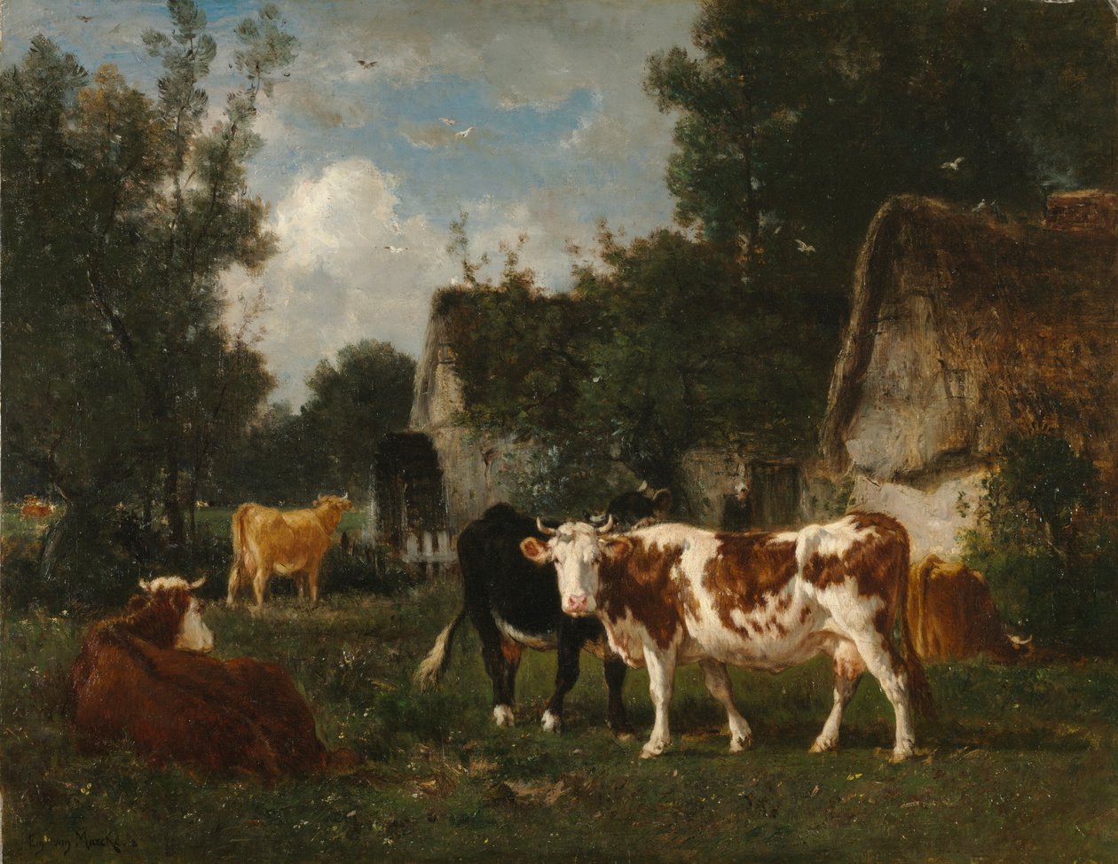 Mlýn, 1873. od Émile van Marcke
