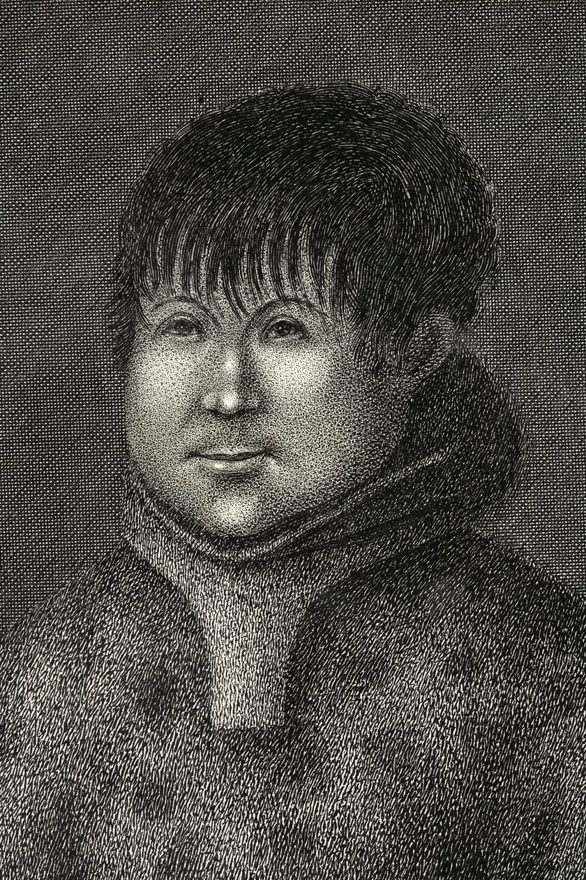 John Sakeouse, rodák z Jacob Sound, Grónsko, první Esquimaux, o kterém je známo, že byl v této zemi, 1816 od Emilia Anderson