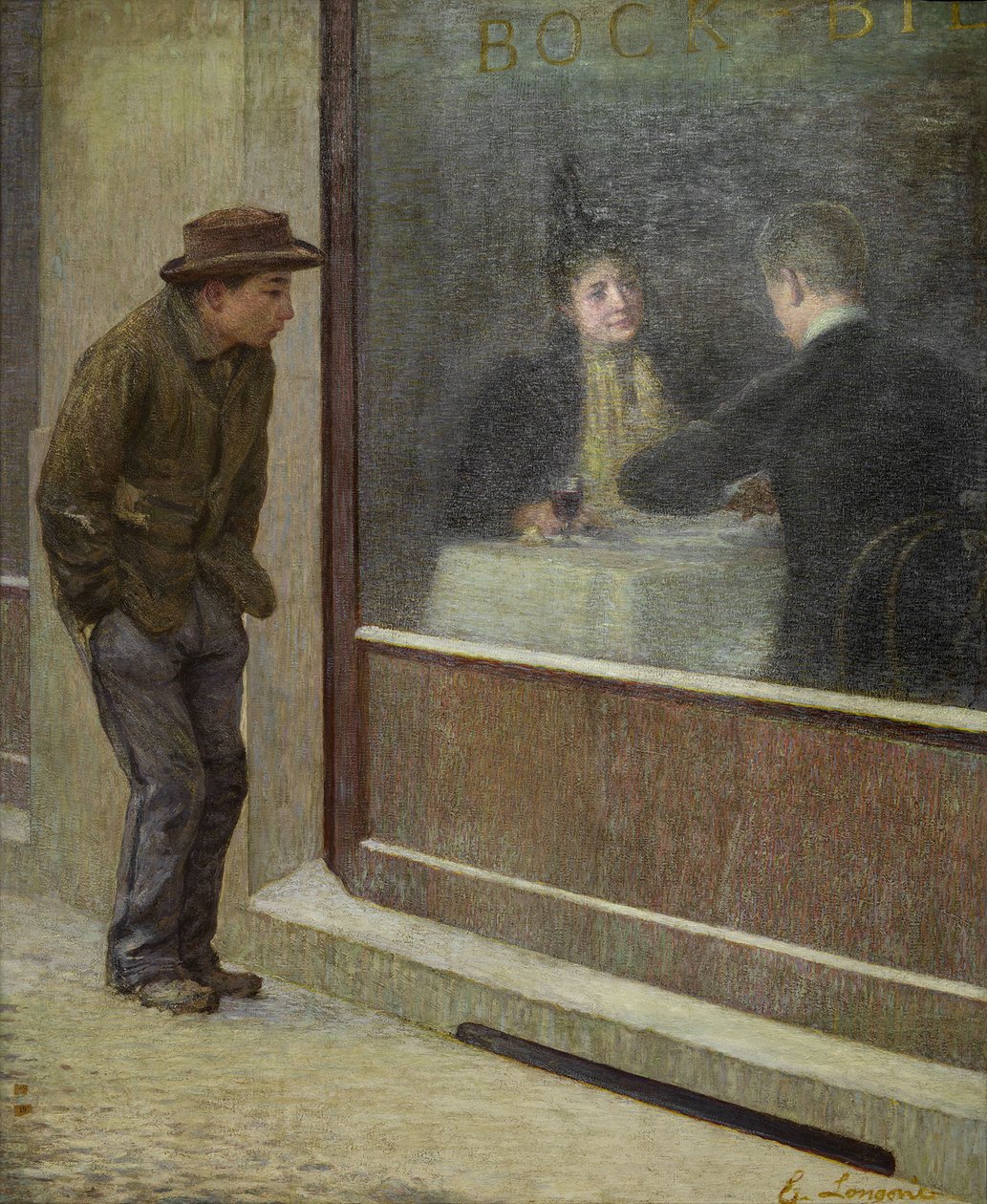 Odrazy hladového muže aneb sociální kontrasty, 1894. od Emilio Longoni