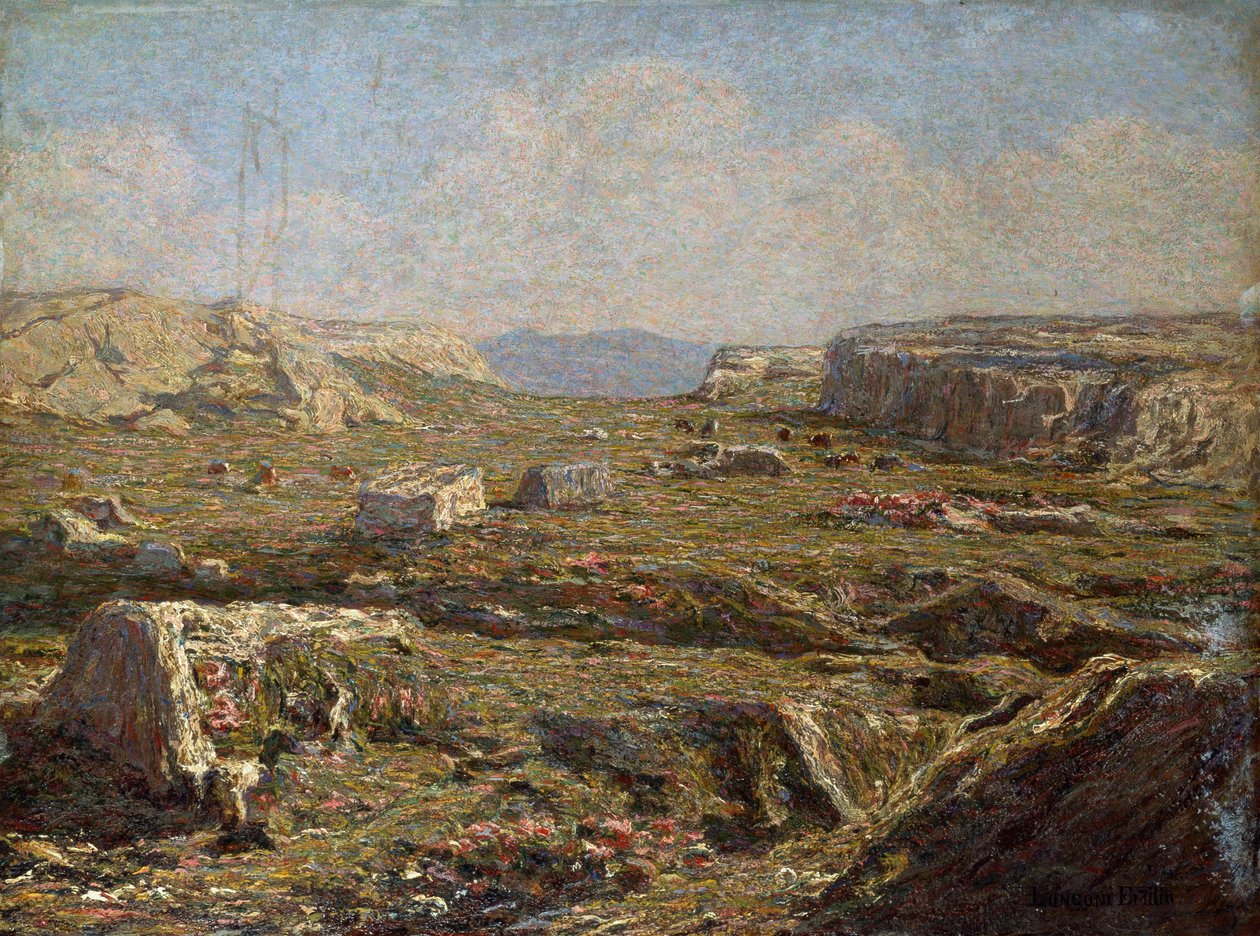Skalnatá krajina od Emilio Longoni