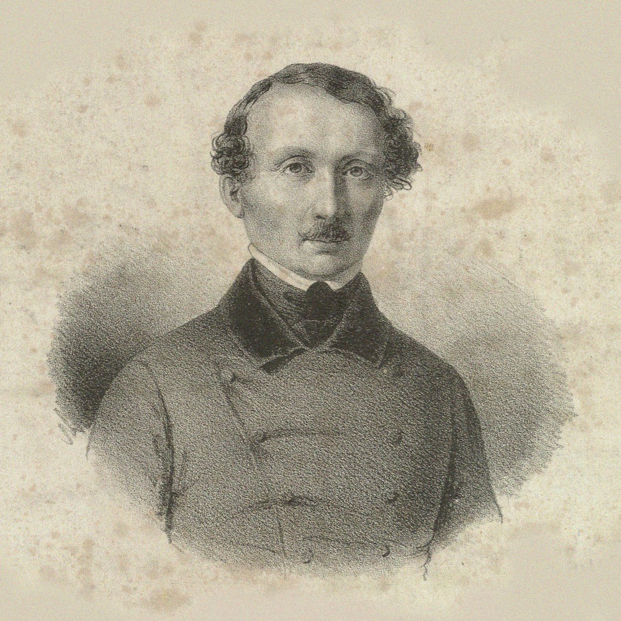 Portrét skladatele Hanse Christiana Lumbye 1810-1874, 1846. od Emilius Ditlev Baerentzen