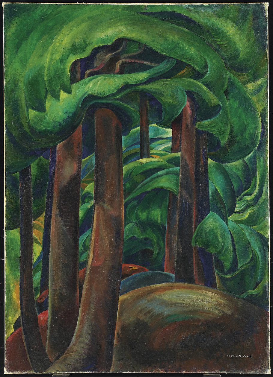 Western Forest, cca 1931 (olej na plátně) od Emily Carr