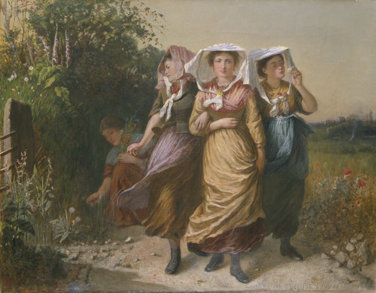 Balové panny (olej na plátně) od Emily Mary Osborn