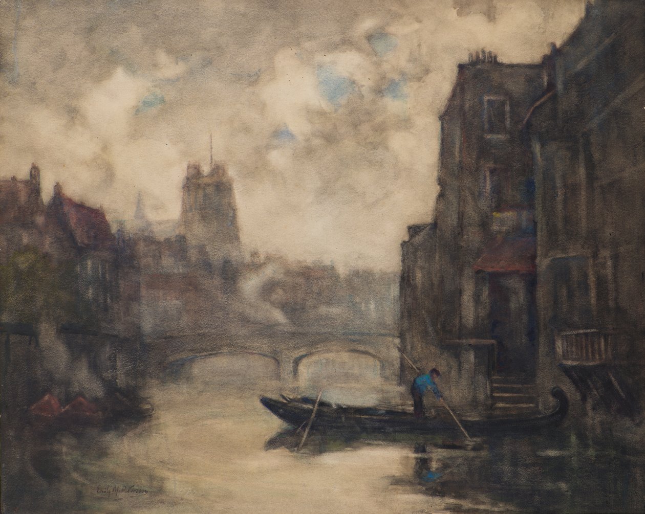 Dordrecht (akvarel) od Emily Murray Paterson