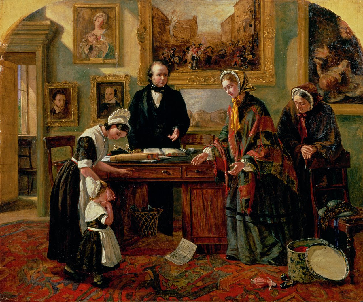 Nalezenec vrácen své matce, 1858 od Emma Brownlow