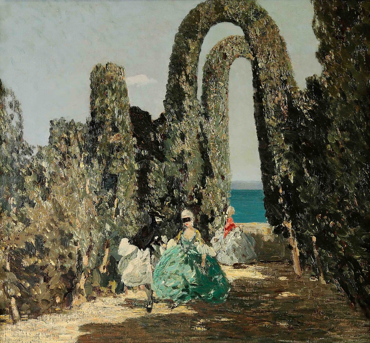 Maskované dámy, c. 1909. od Emma Ciardi