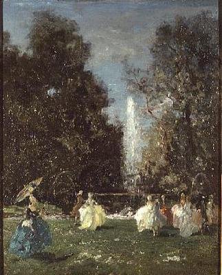 Fete Champetre ve vile dEste od Emma Ciardi