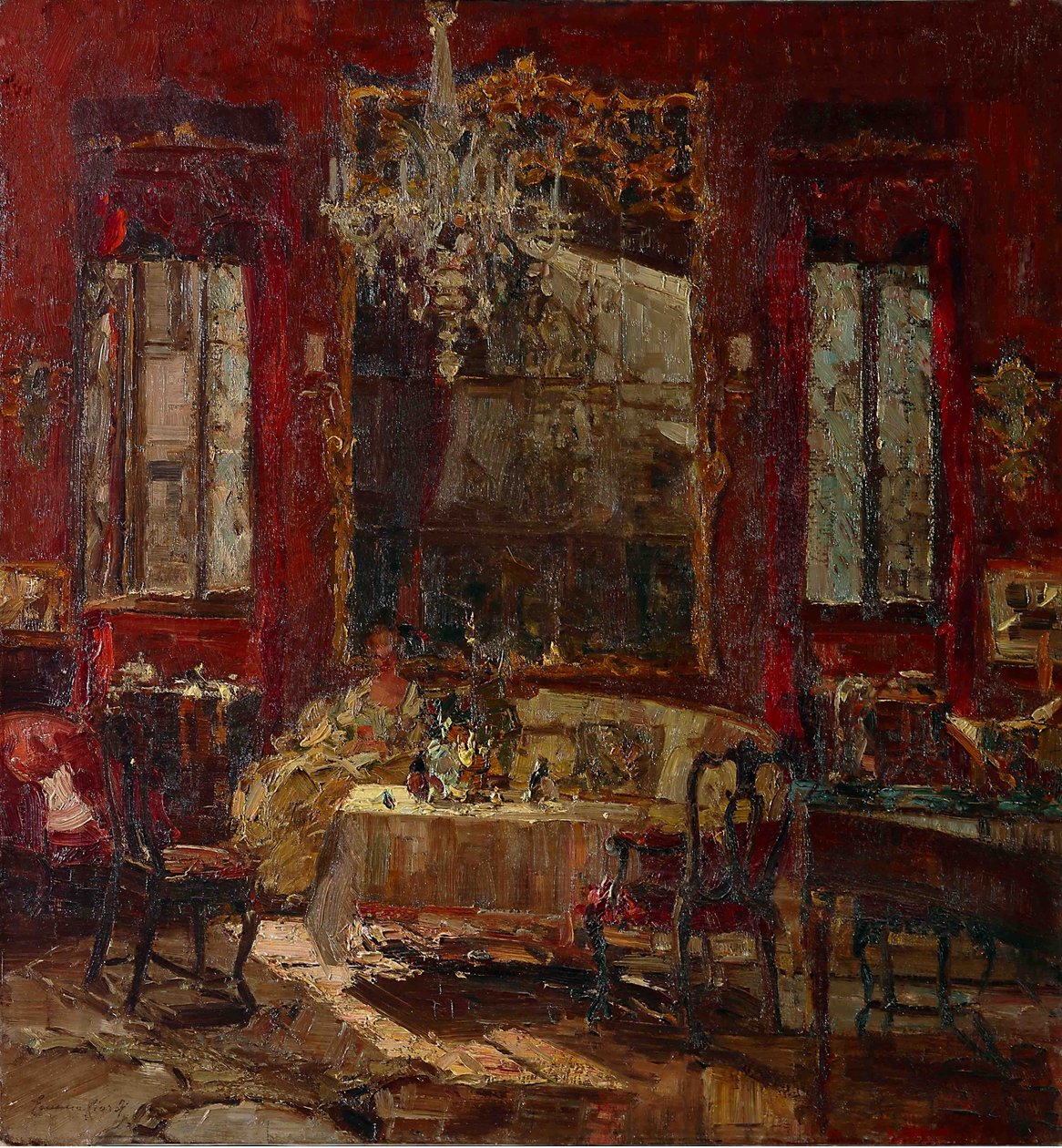 Červený pokoj, c. 1922. od Emma Ciardi