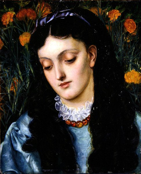 La Belle Jaune Giroflee (olej na desce) od Emma Sandys