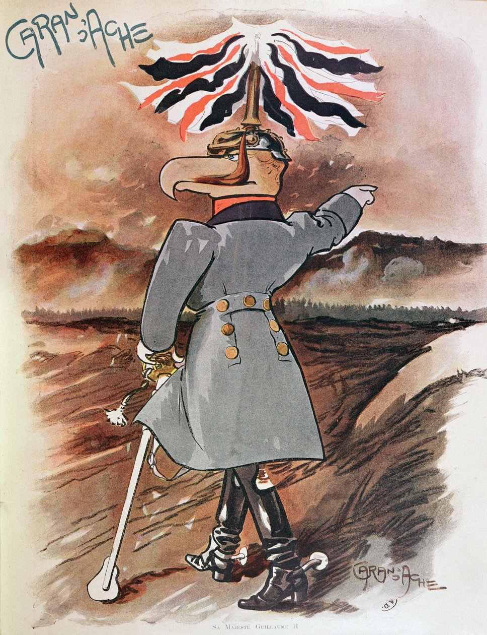 Kaiser Wilhelm II (1859-1941) kolem roku 1902 od Emmanuel Poire Caran D