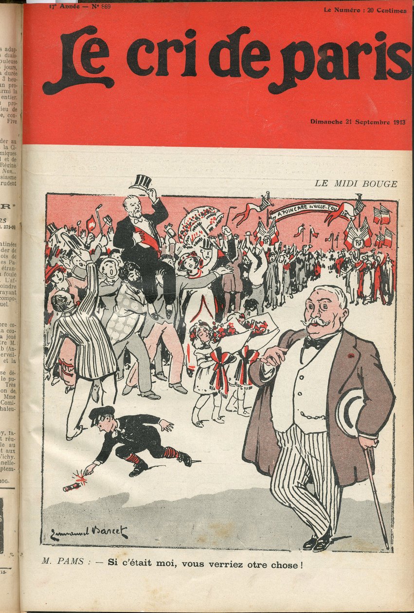 Obálka ""Le Cri de Paris"" od Emmanuel Barcet