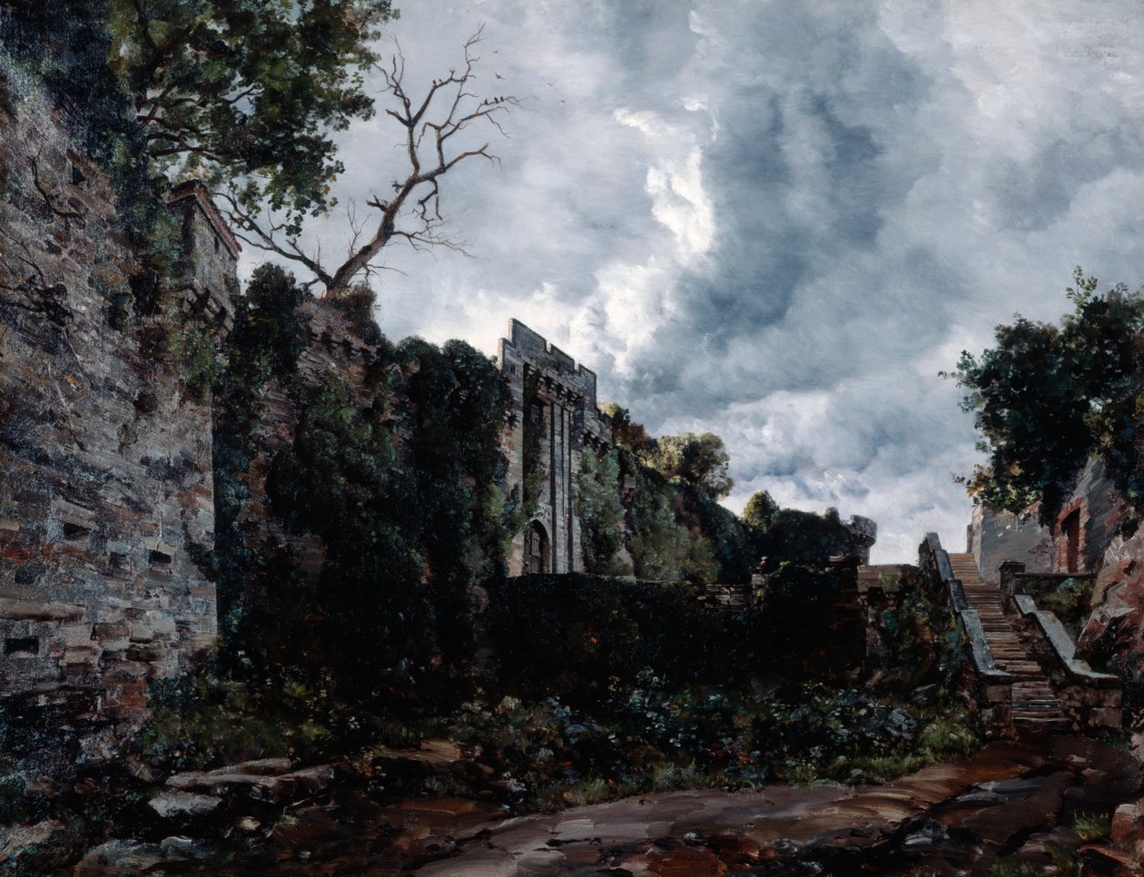 Hlavní brána Chateau de Clisson, 1884 od Emmanuel Lansyer