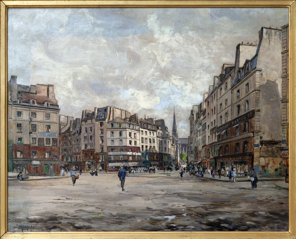 Place Maubert v roce 1888, Painting a l