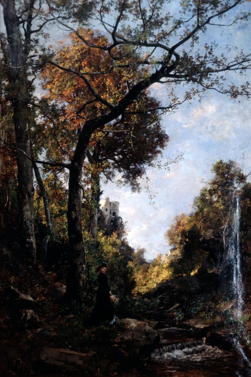 Podzimní procházka, 1869. od Emmanuel Lansyer