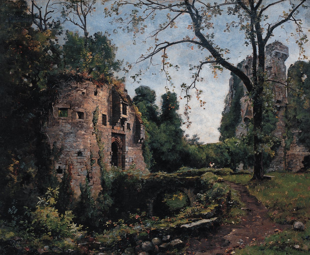 Bastion des Ormes, interiér Château de Clisson od Emmanuel Lansyer